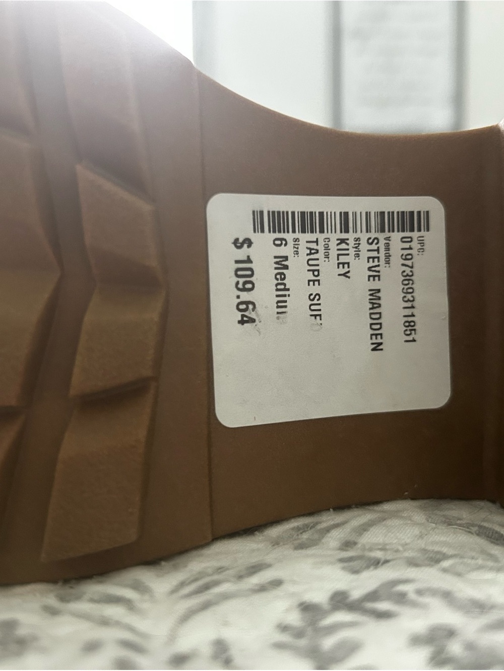 Steve Madden Brown Suede Chelsea Booties - Picture 5 of 5